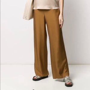 VINCE XXS SILK BLEND TROUSERS